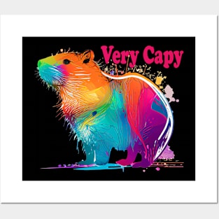 Capybara Very Capy Posters and Art